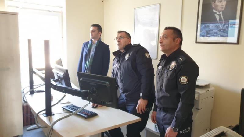 Kaymakamımız Sn. Selçuk, İlçe Emniyet Amirliğini  ziyaret etti.